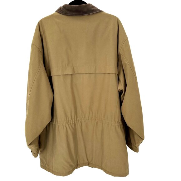 Eddie Bauer Mens L Outdoor Brown Quilted Lined Jacket Pockets - Picture 3 of 16